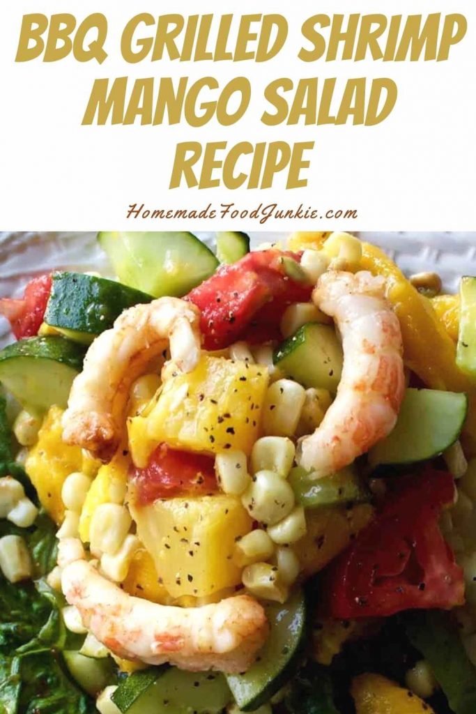 Grilled Shrimp Mango Salad 7 grilled shrimp mango salad recipe-pin image