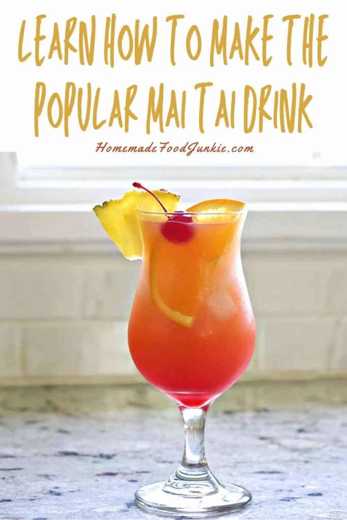learn how to make the popular mai tai drink-pin image