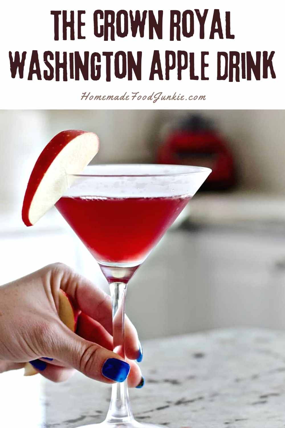 Strawberry Daiquiri Recipe with Malibu Coconut Rum 16 the crown royal washington apple drink -pin image