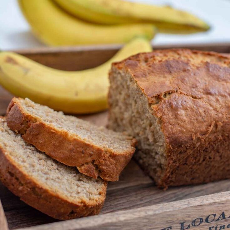 healthy banana bread