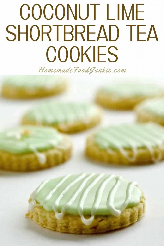 coconut lime shortbread tea cookies-pin image