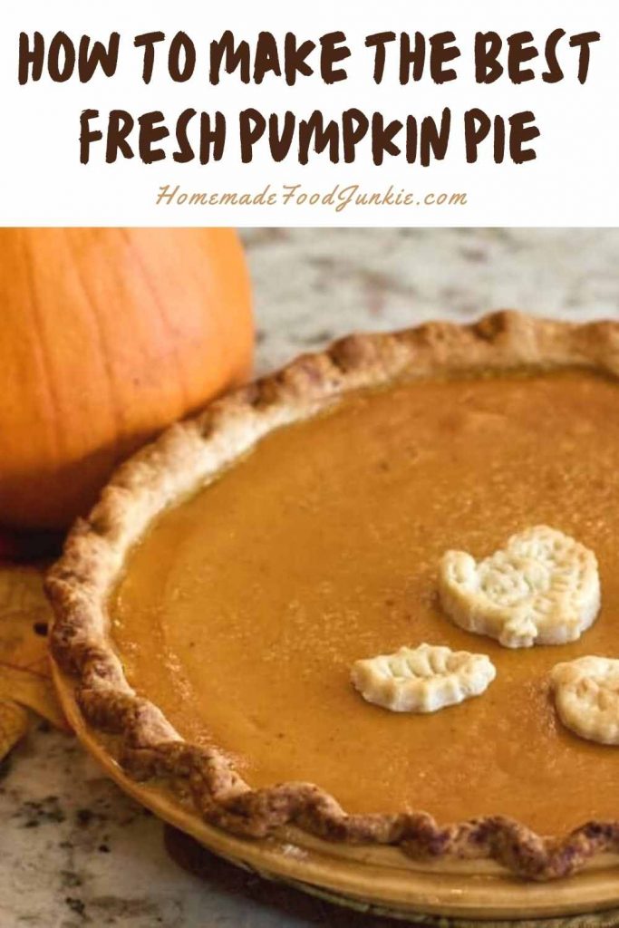 how to make the best fresh pumpkin pie-pin image
