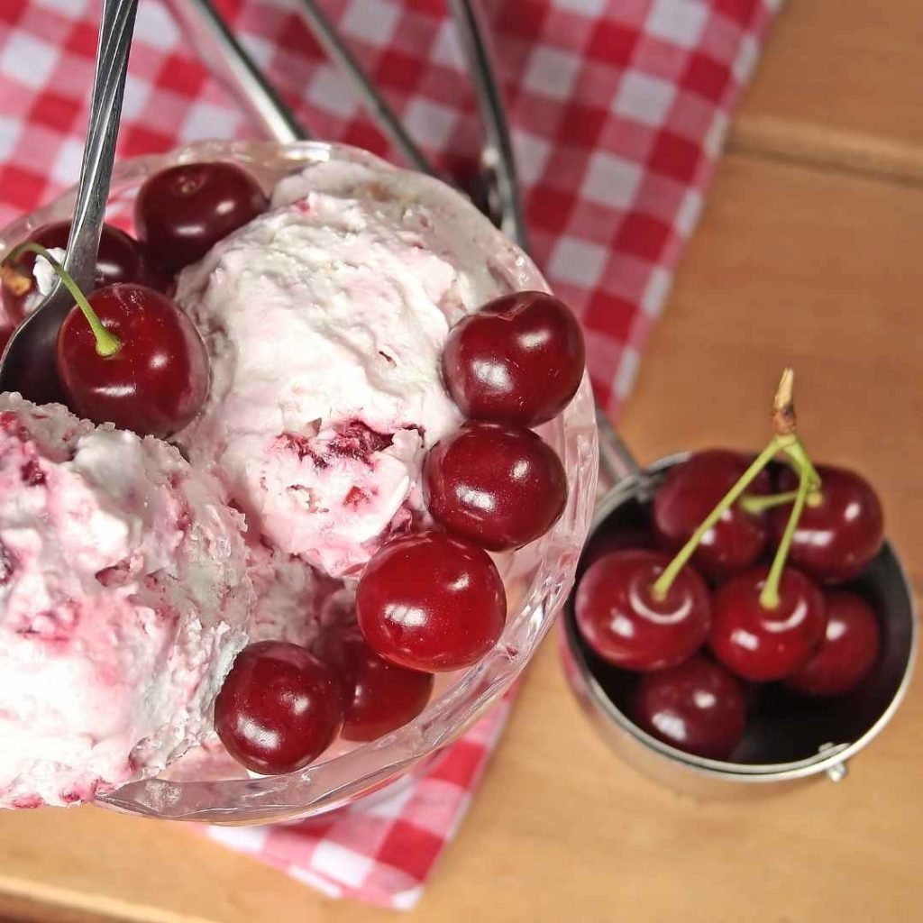 peppermint cherry ice cream