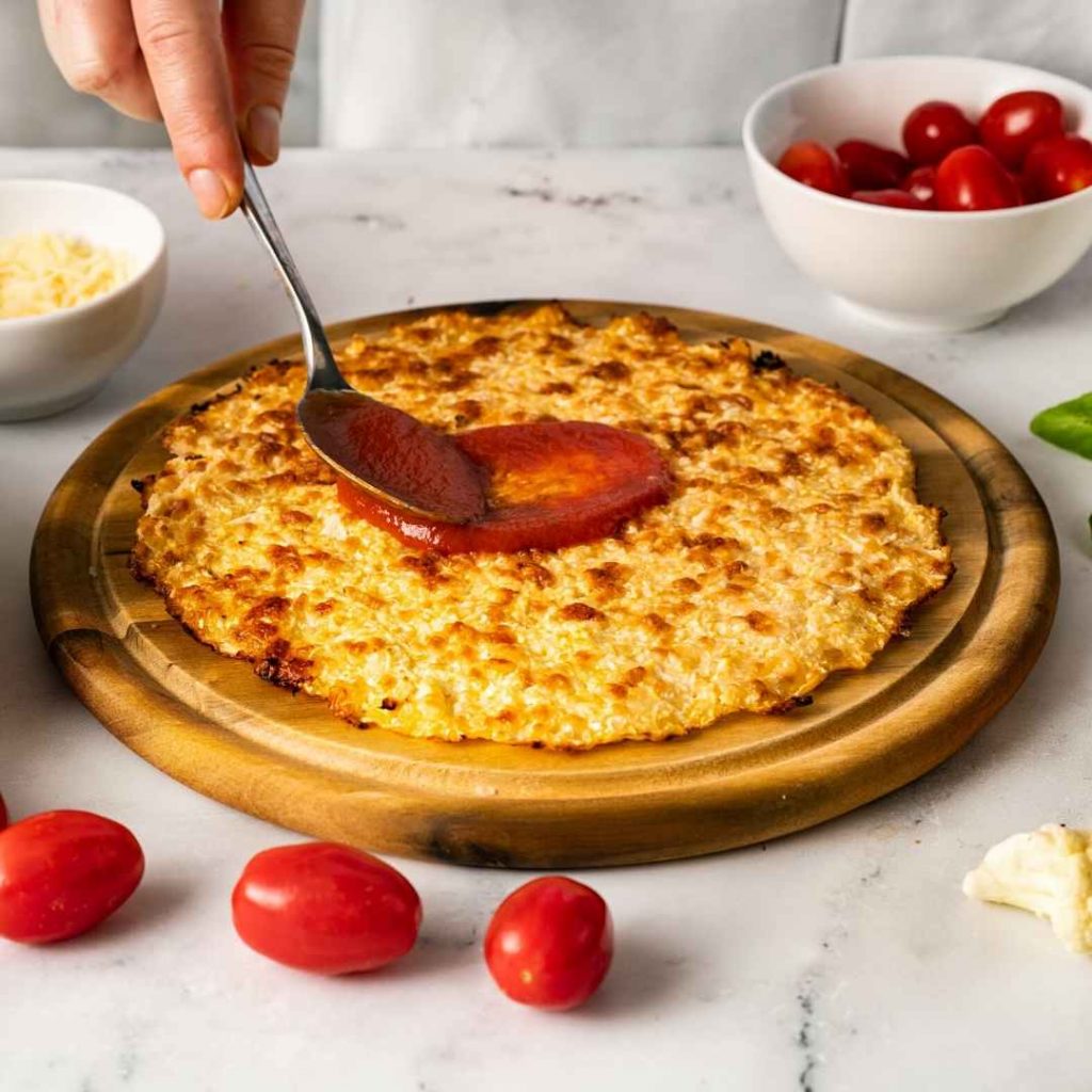 cauliflower pizza crust 2