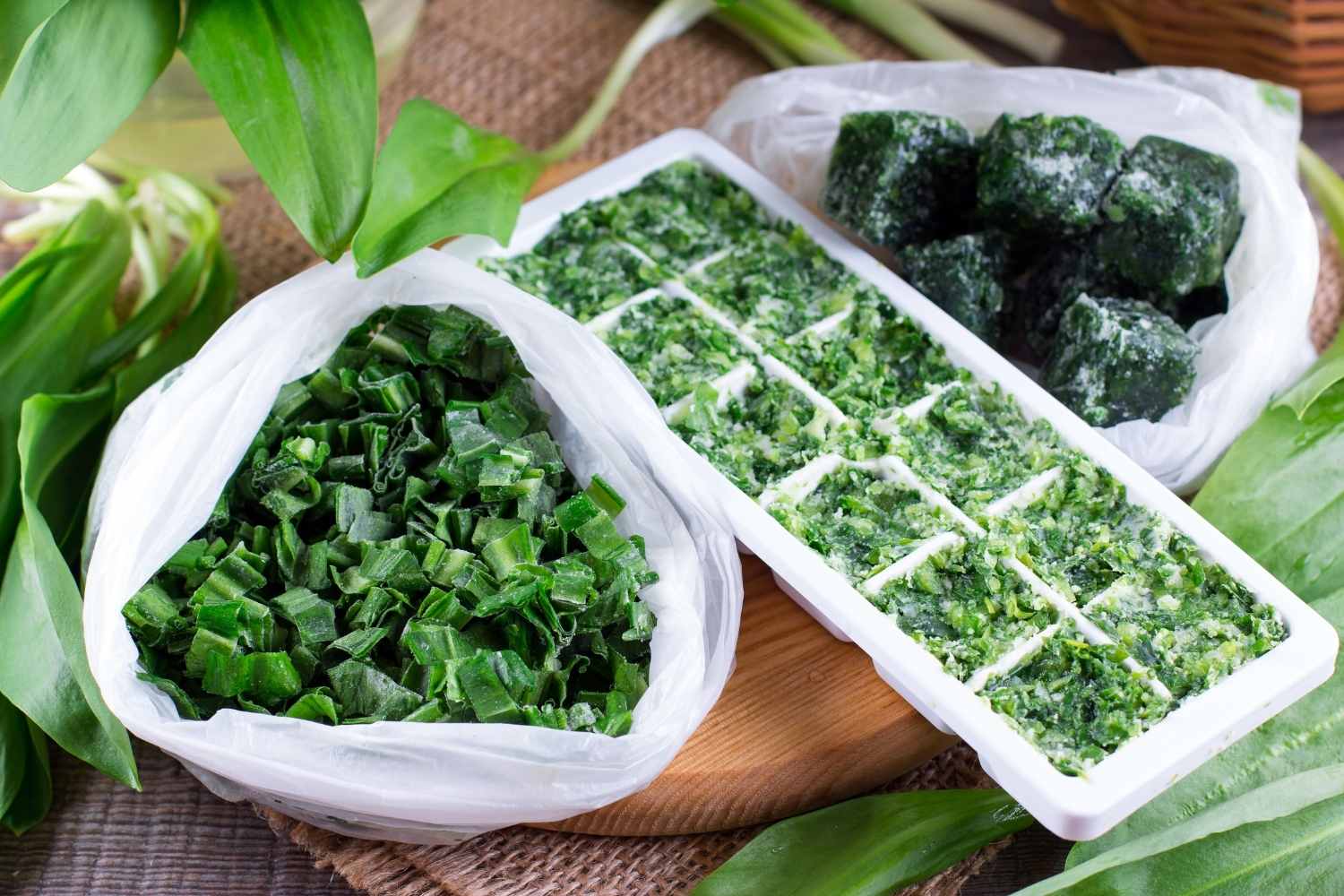how to freeze herbs