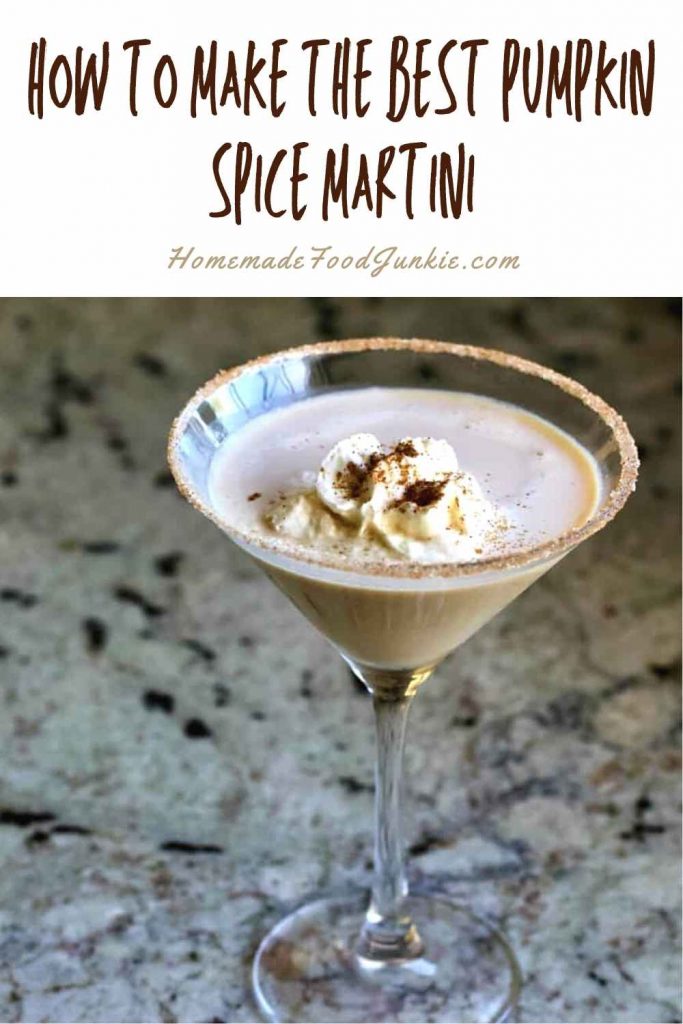 how to make the best pumpkin spice martini-pin image
