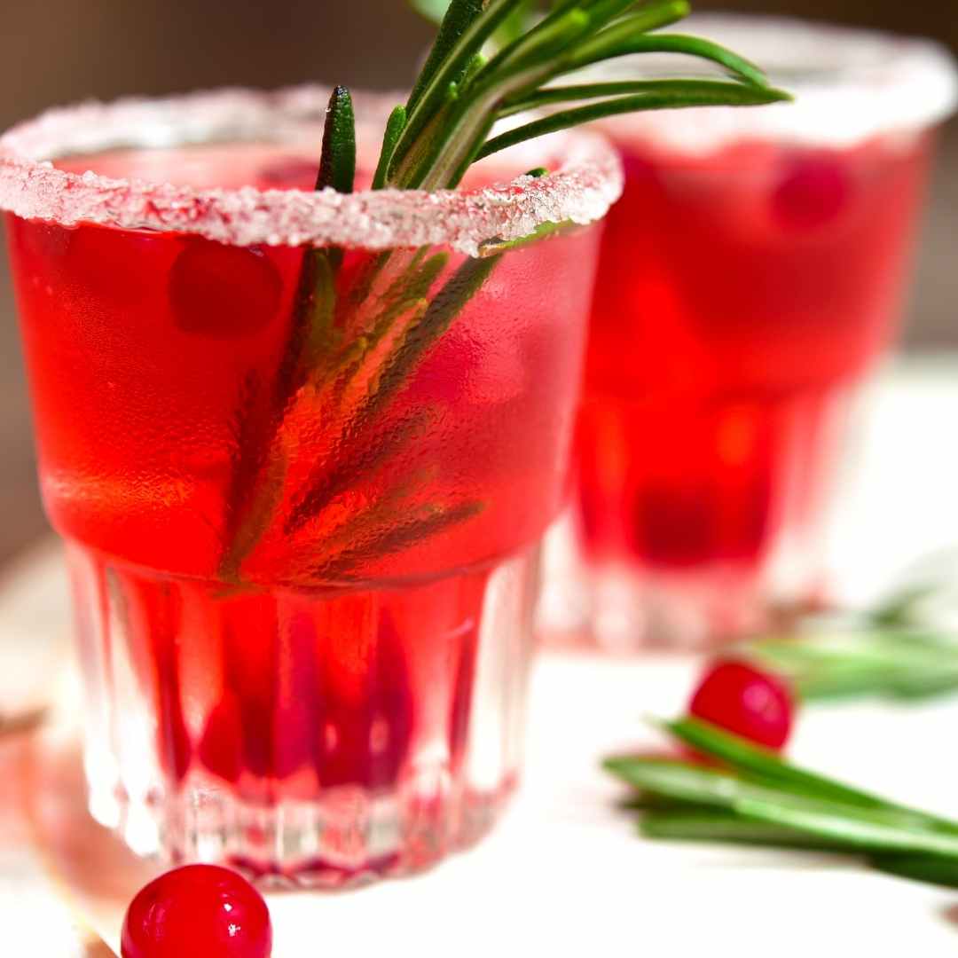 Sparkling Cranberry Mimosas Recipe
