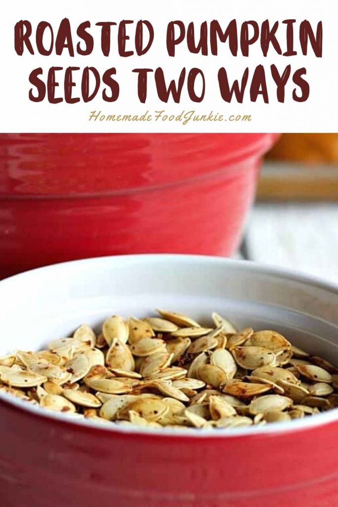 roasted pumpkin seeds two ways-pin image