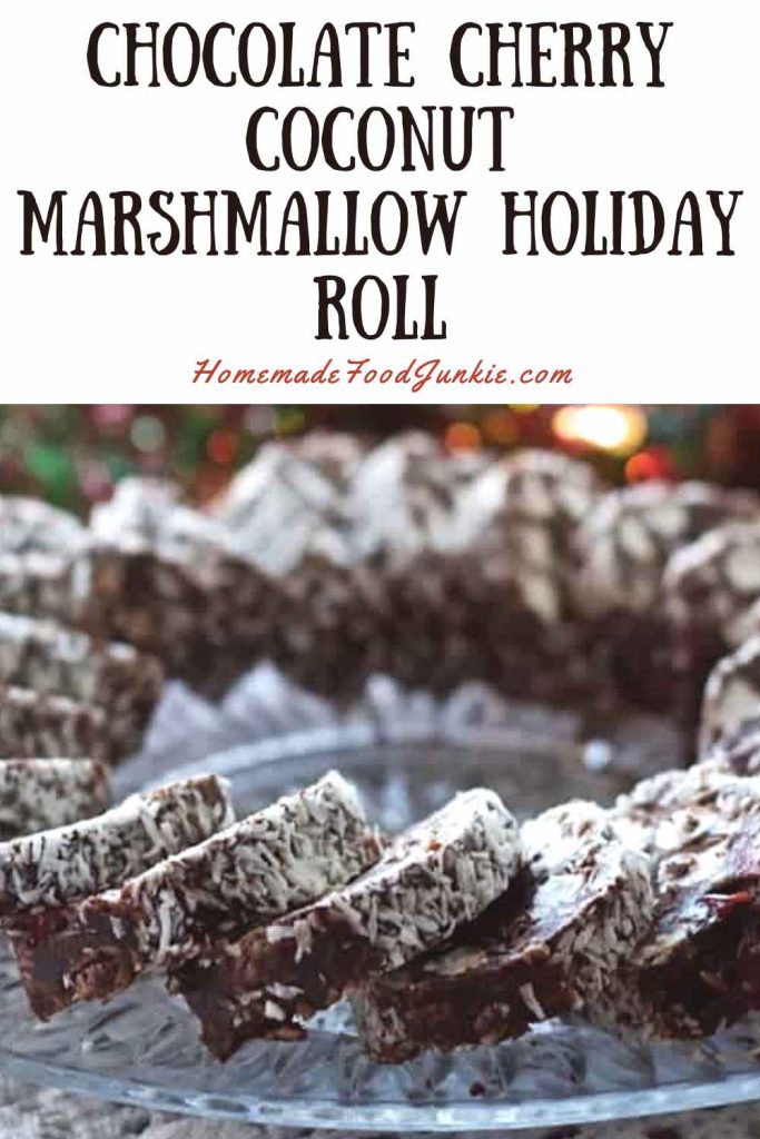 Simple Rolled Holiday Cookies 14 chocolate cherry coconut marshmallow holiday roll-pin image