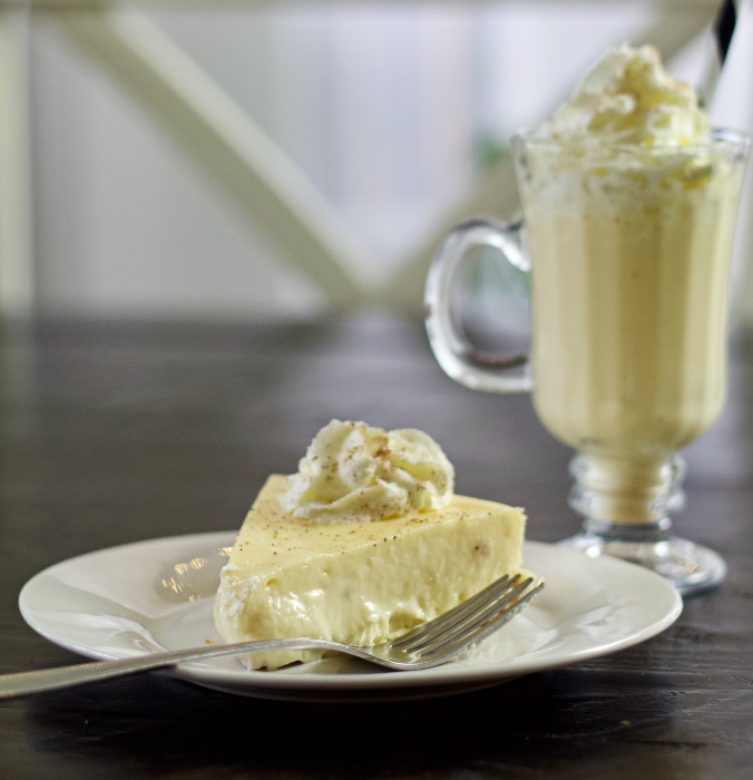 eggnog cheesecake