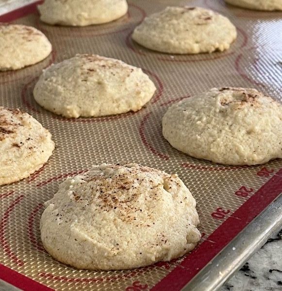 baked eggnog cookies