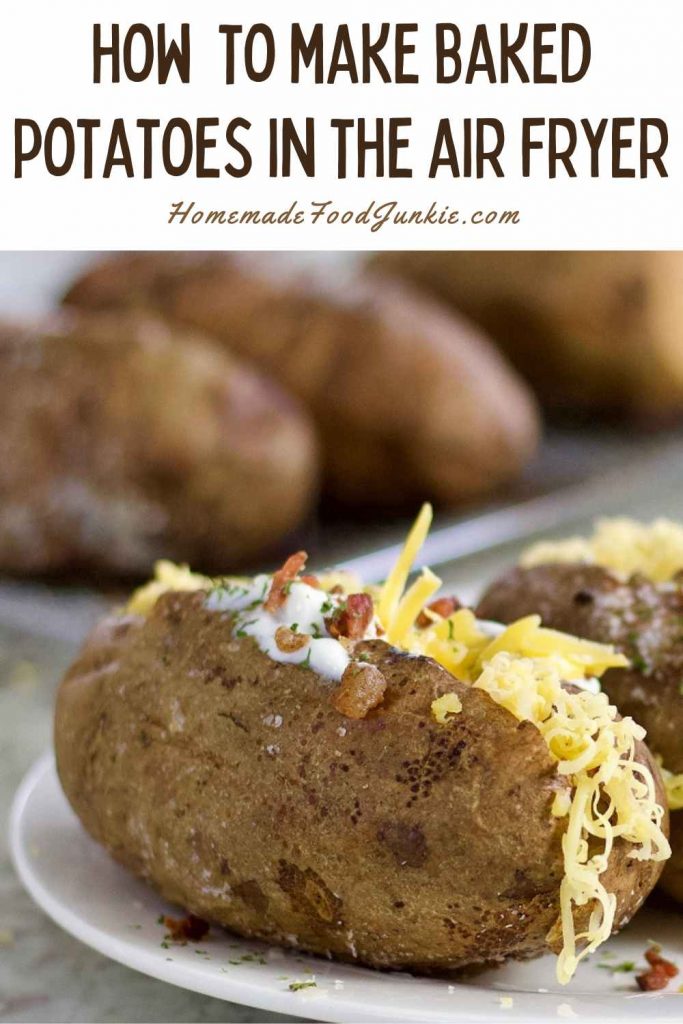 Easy Air Fryer Baked Potatoes 13 how to make baked potatoes in the air fryer-pin image