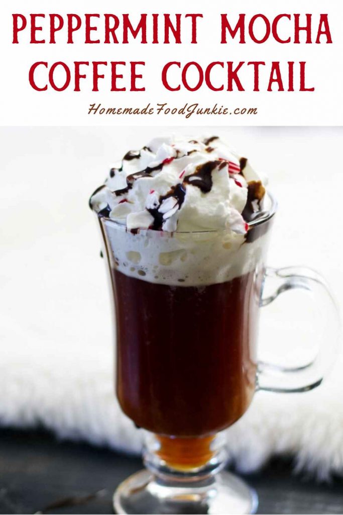 Peppermint Mocha Cocktail Coffee Drink 9 peppermint mocha coffee cocktail-pin image