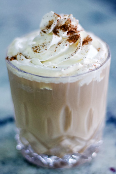 pumpkin spice eggnog cocktail