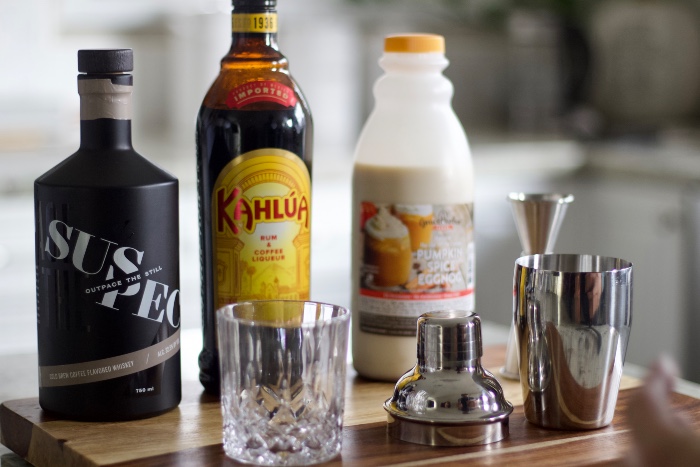 pumpkin spice whiskey cocktail ingredients