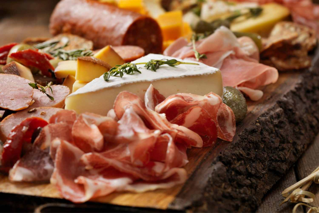 large charcuterie board