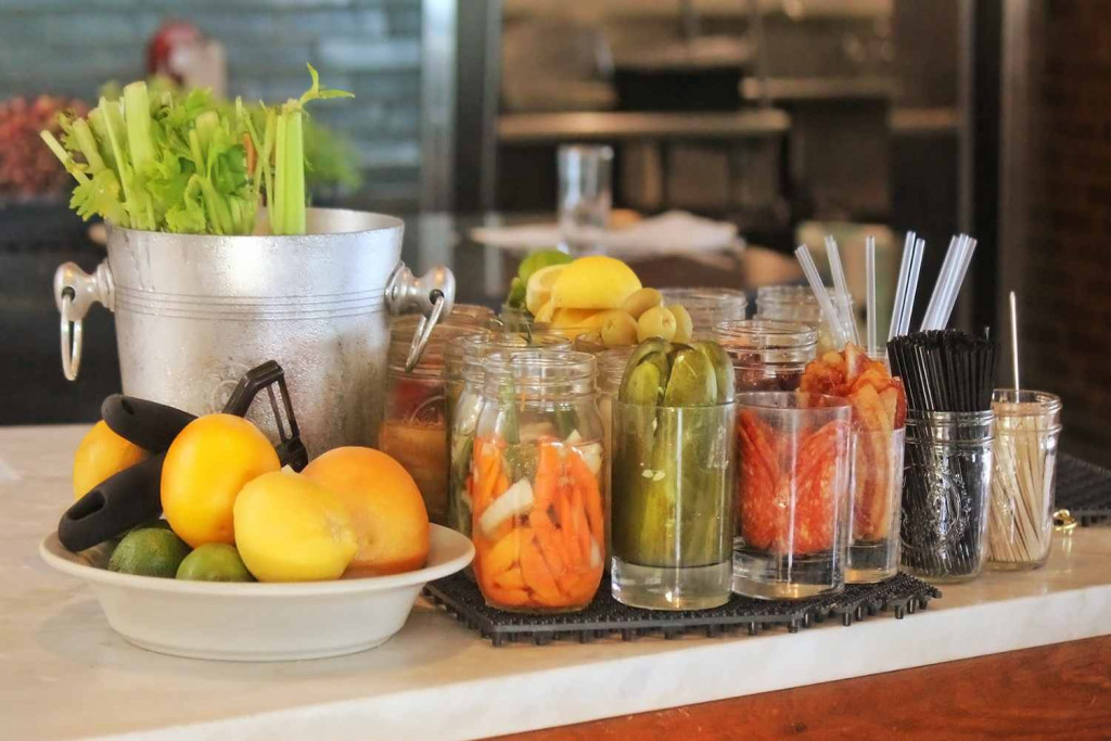 cocktail garnishes bar