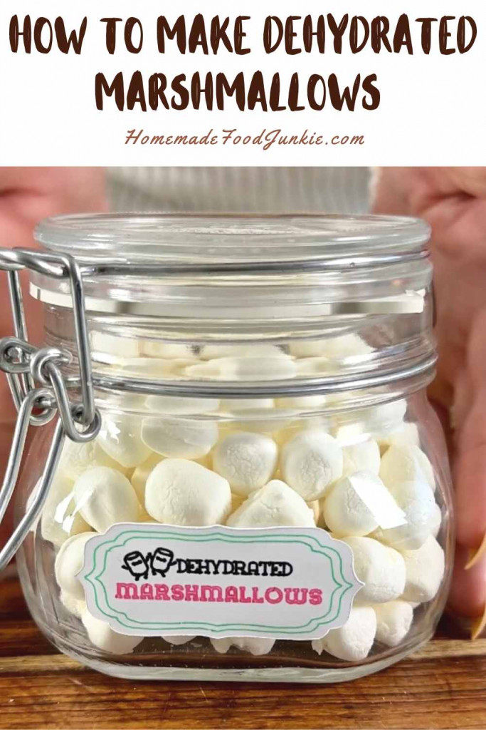 how to make dehydrated marshmallows-pin image