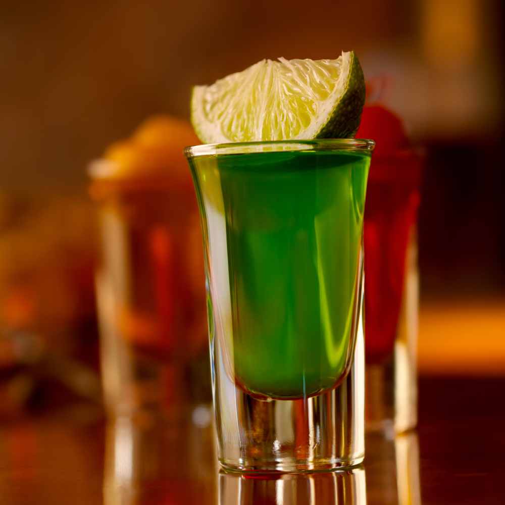 jelly shots in shot glasses