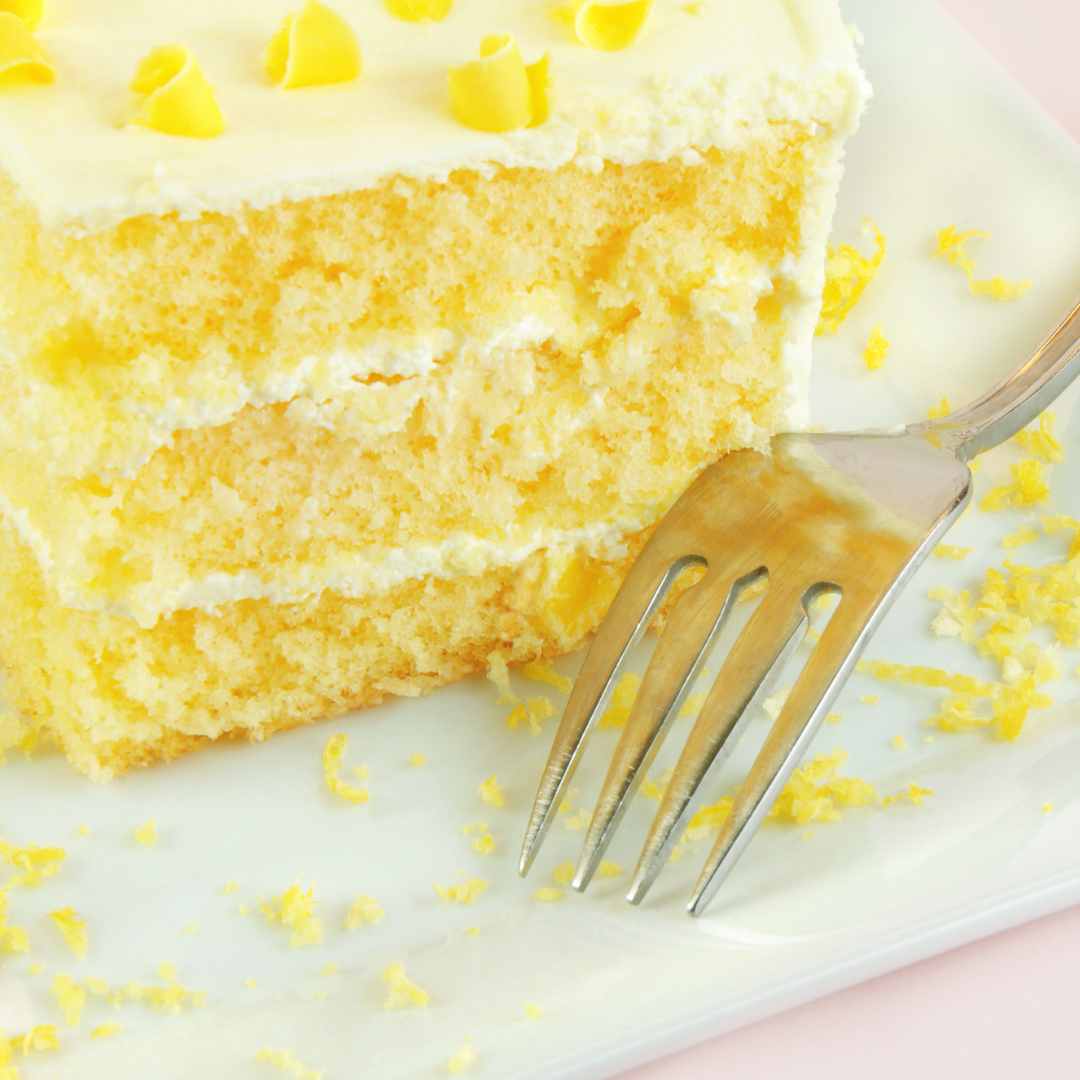 lemon rose cake
