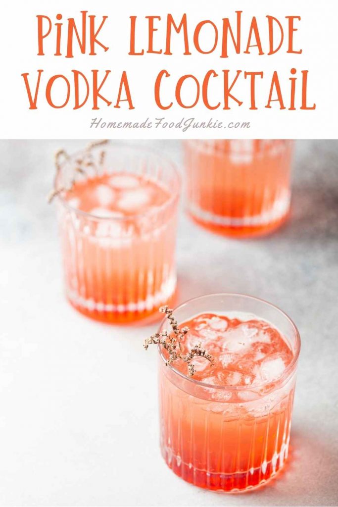 pink lemonade vodka cocktail-pin image
