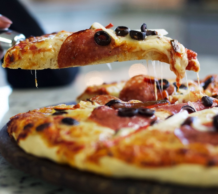 sourdough pizza slice