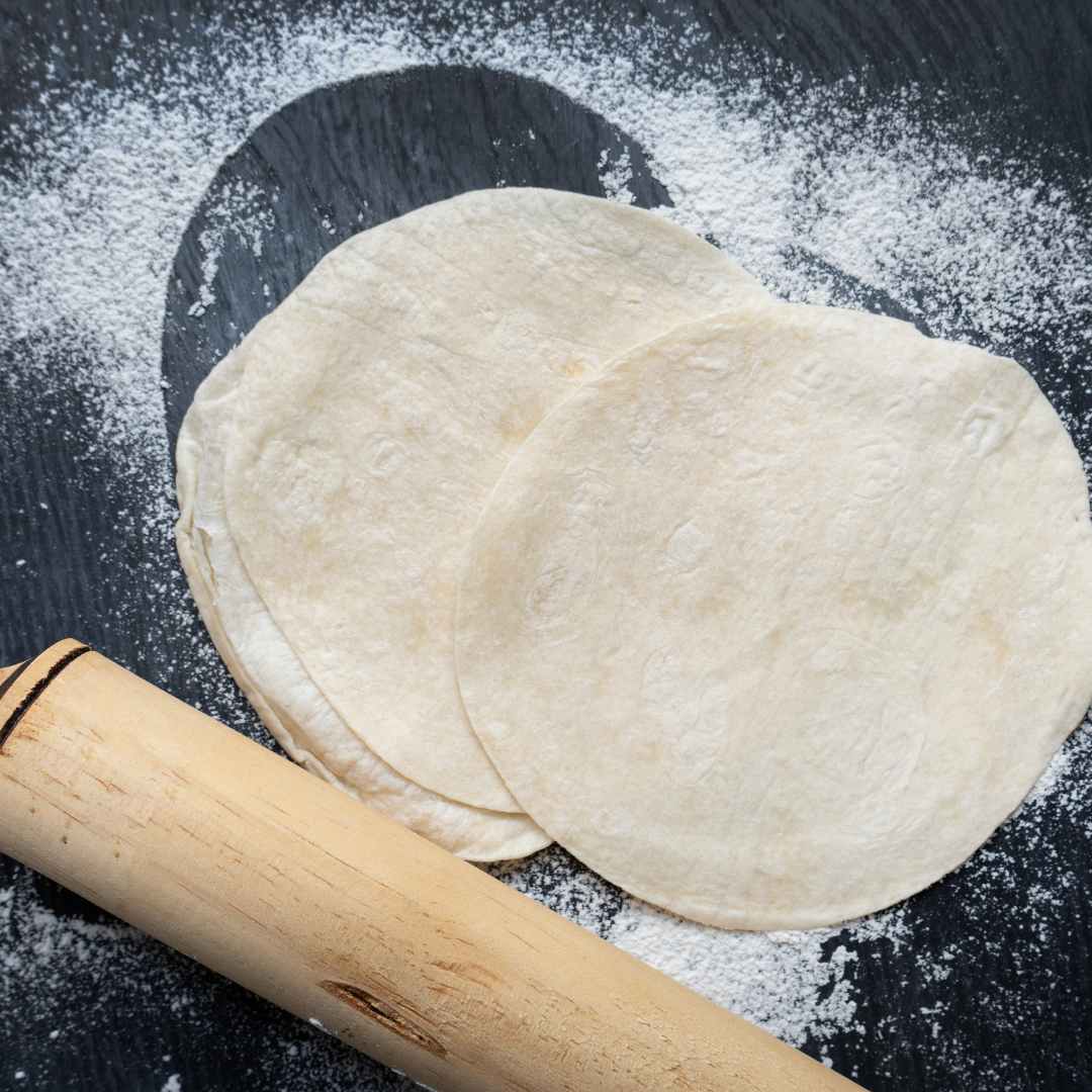Homemade Flour Tortilla Recipe with Butter