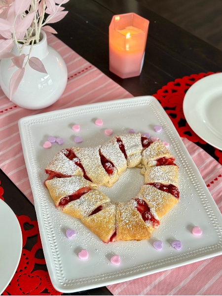 sweet heart pastry ring
