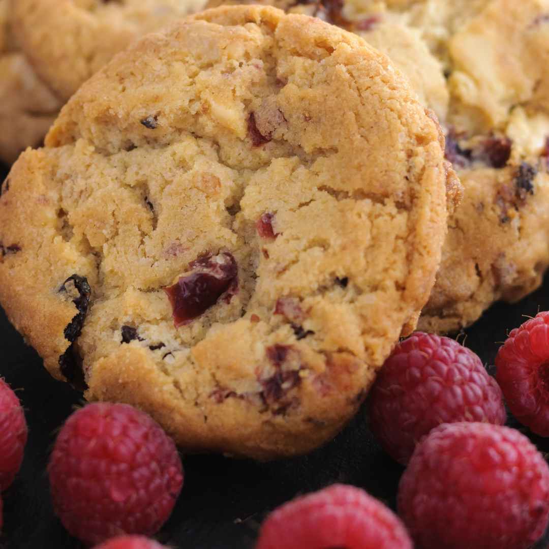 Chocolate Raspberry Cookies