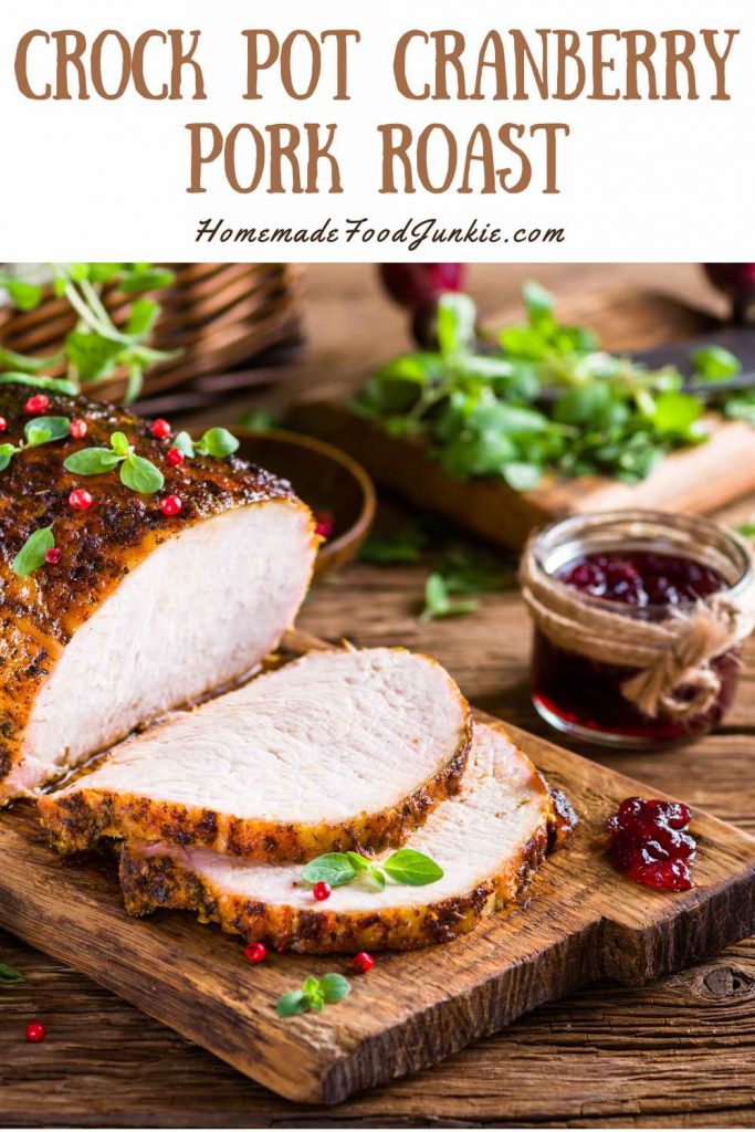 crock pot cranberry pork roast