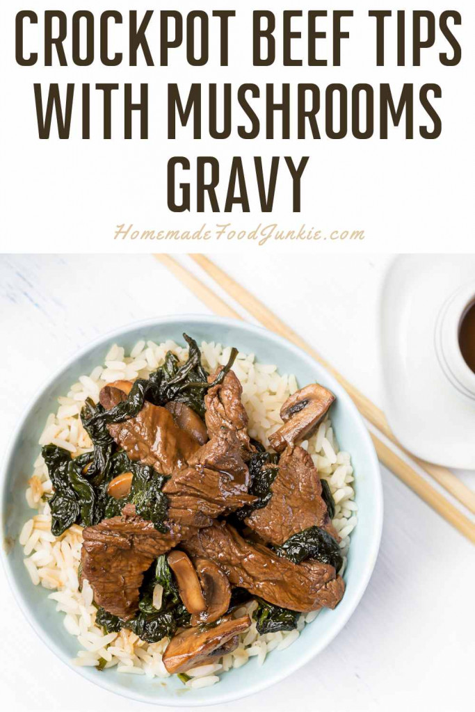 crockpot beef tips with mushrooms gravy
