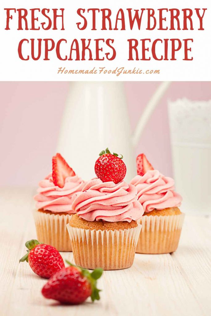 fresh strawberry cupcakes recipe 4