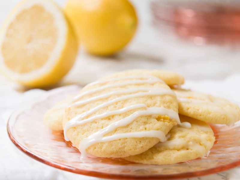 Iced Lemon Cookies