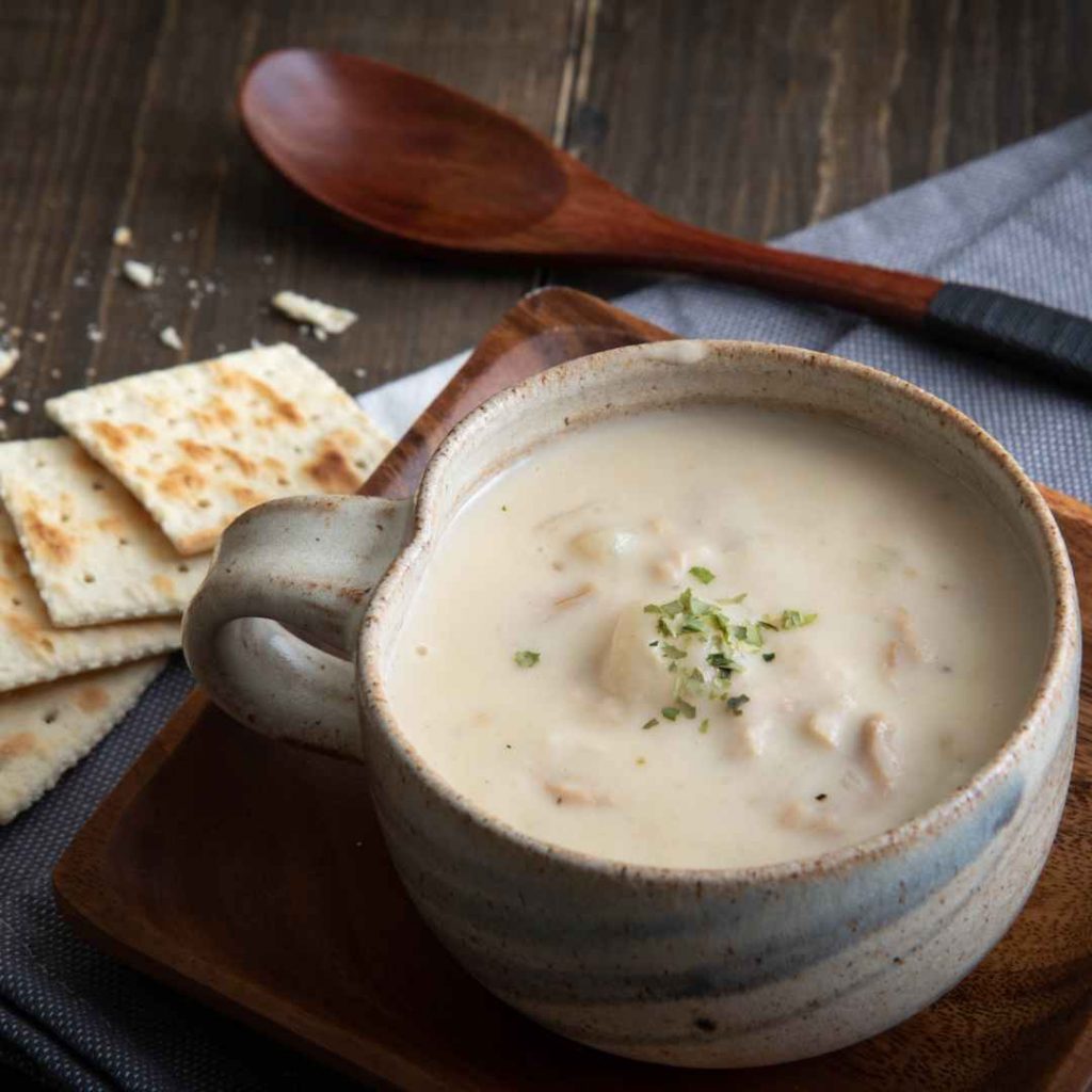 homemade clam chowder 1