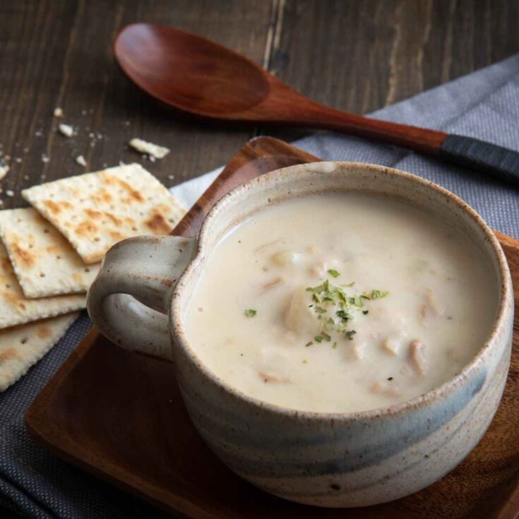 homemade clam chowder 1