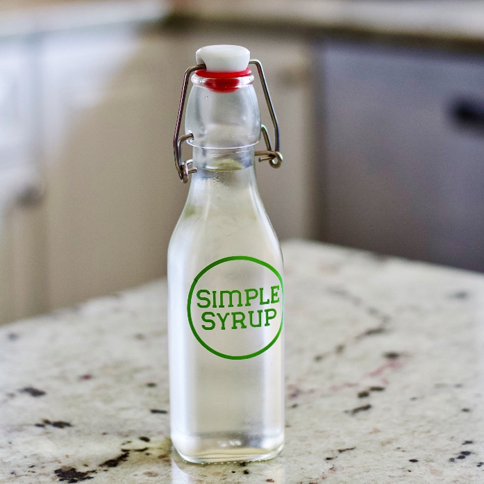 homemade simple syrup