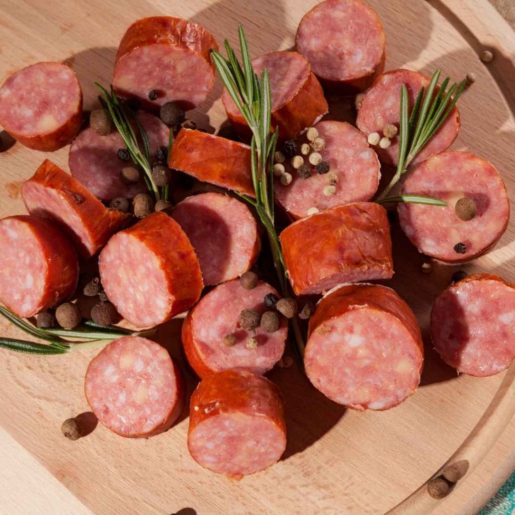 sausage kabobs