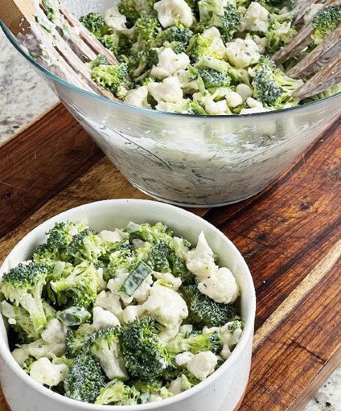 broccoli cauliflower salad