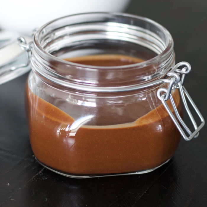 Nutella spread in a jar