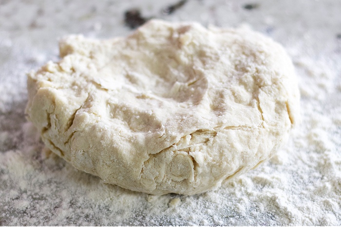 sourdough tortilla dough=shaggy ball stage