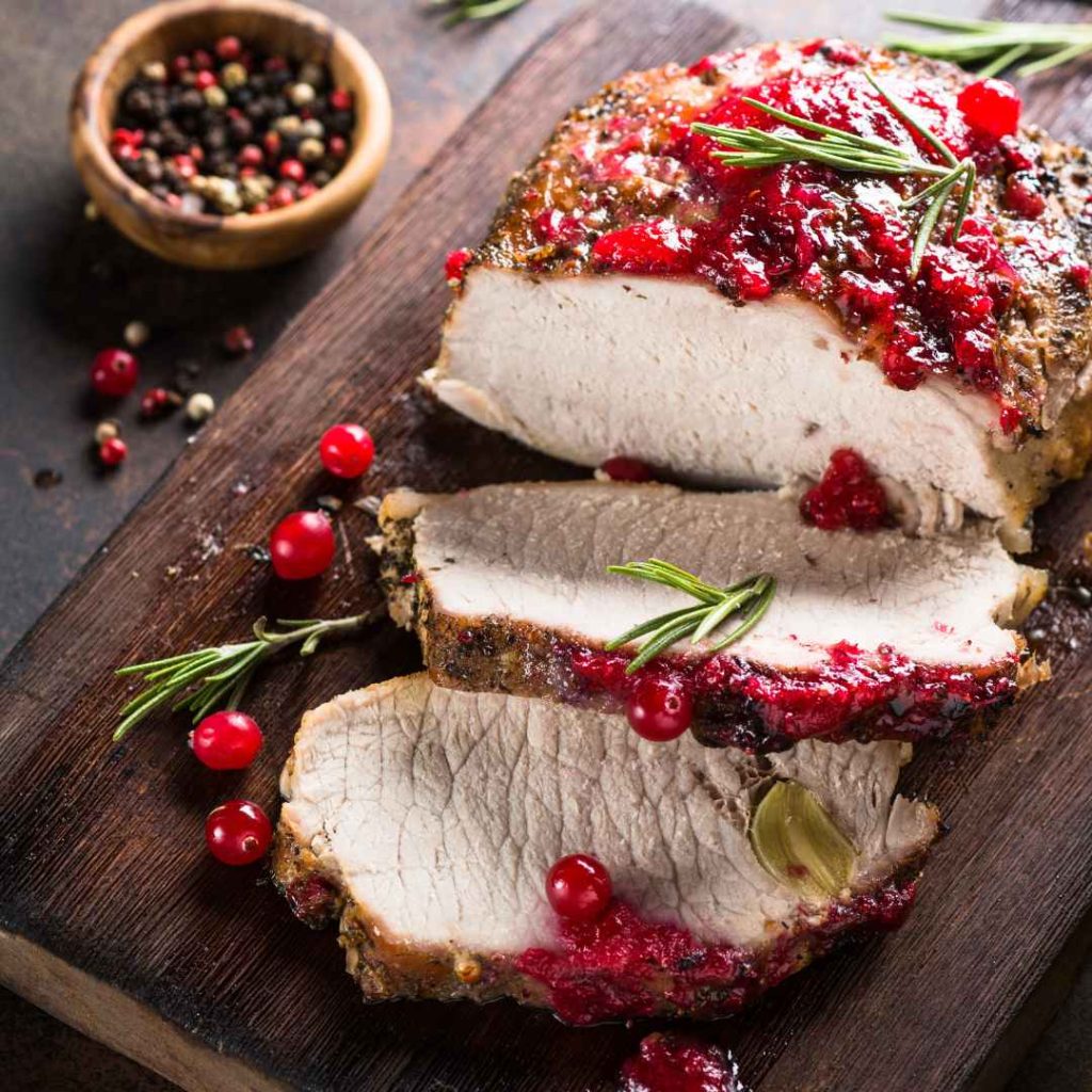 crockpot cranberry raspberry chipotle pork roast 1