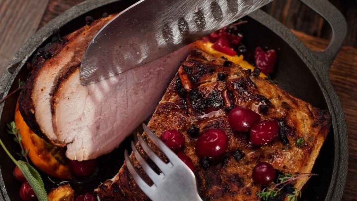 Cranberry Raspberry Pork Roast