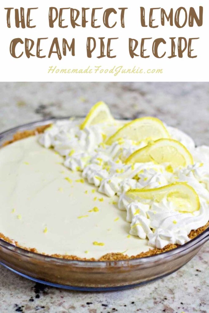the perfect lemon cream pie recipe