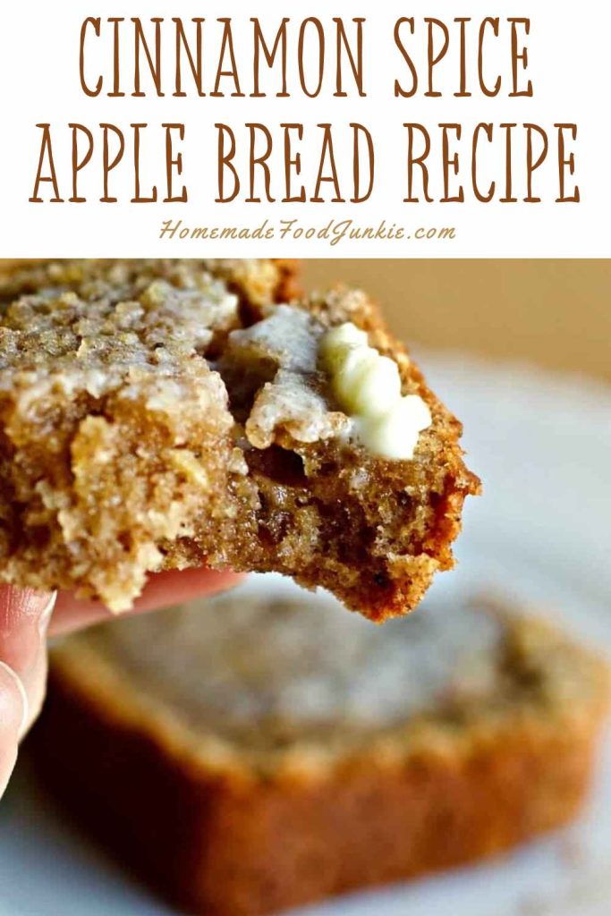 cinnamon spice apple bread recipe