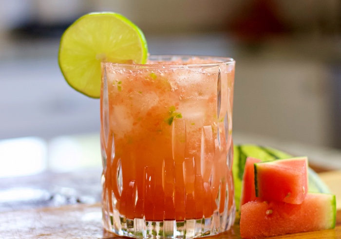 watermelon Jalapeno mocktail