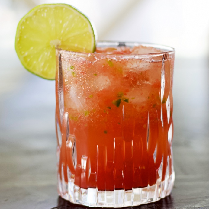 watermelon Jalapeno mocktail