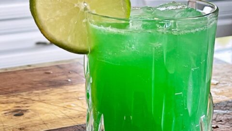 blue hawaiian mocktail