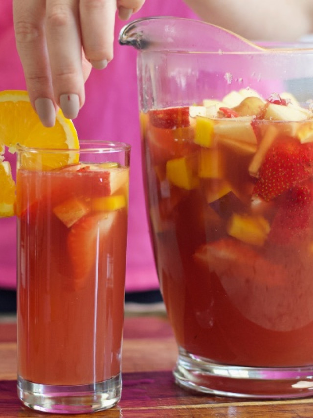 sangria mocktail