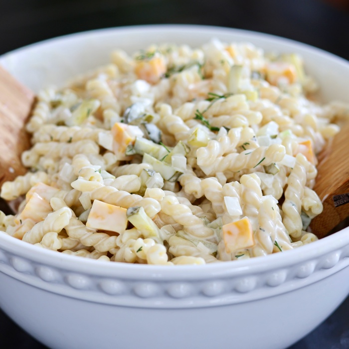 dill pickle pasta salad