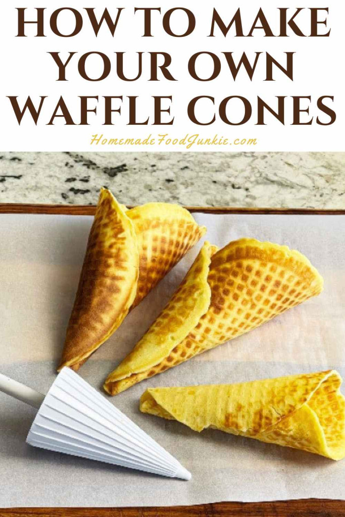 how to make your own waffle cones